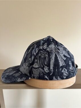 Disney Black and White Interior Logo Baseball Cap